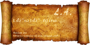 László Alina névjegykártya